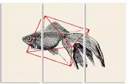 Fish In Geometrics - graphisme animaux