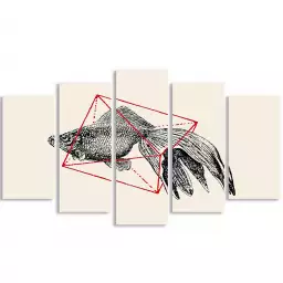 Fish In Geometrics - graphisme animaux