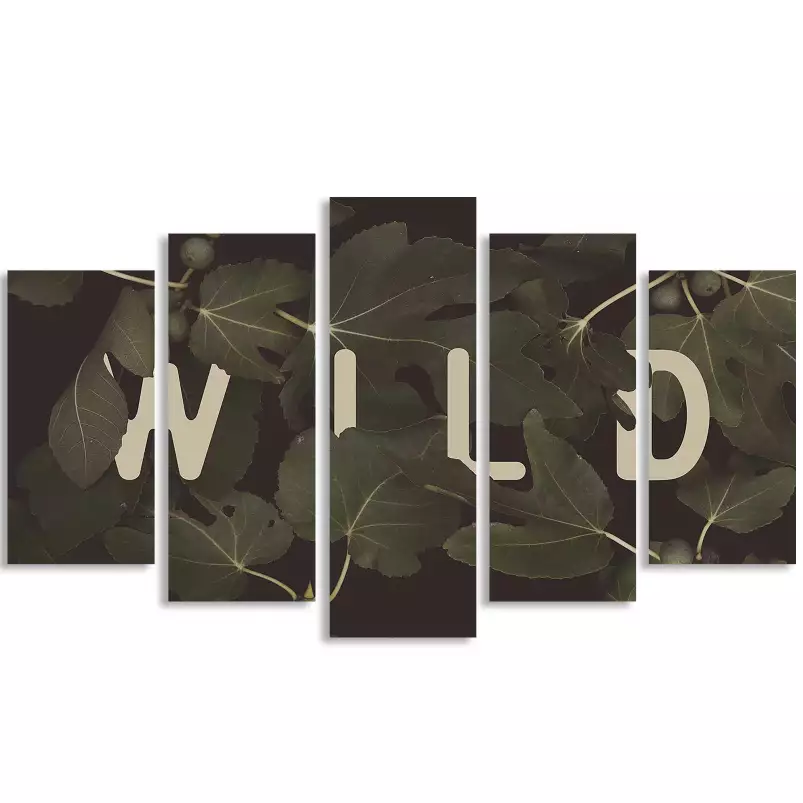 Wild main - tableau plante