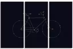 Bike constellation - poster astronomie