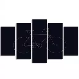 Bike constellation - poster astronomie