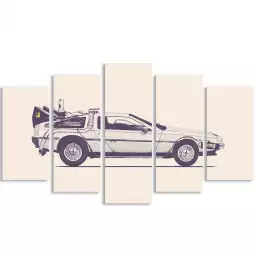 Delorean - poster voiture