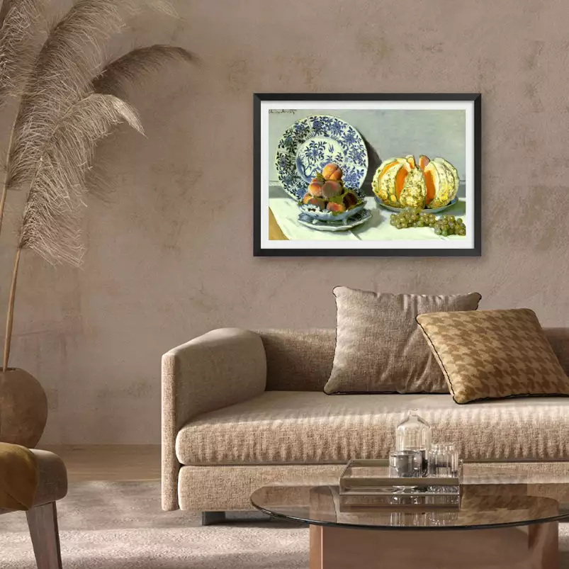 Melon de Claude Monet - tableau nature morte