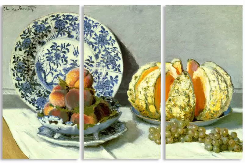 Melon de Claude Monet - tableau nature morte