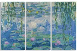 Waterlilies de Claude Monet - tableau celebre