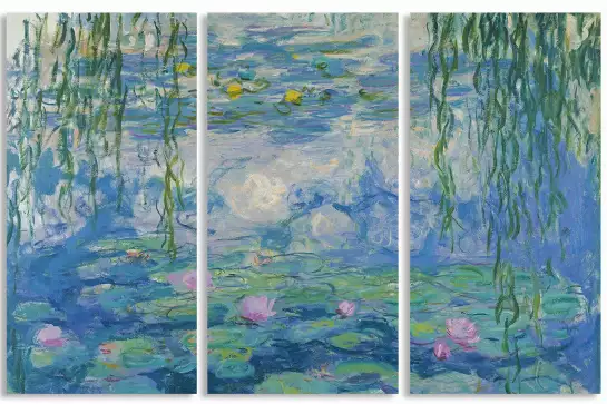 Waterlilies de Claude Monet - tableau celebre