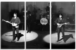 The beatles à l'Olympia en 1964 - photos noir et blanc célébrités