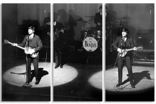 The beatles à l'Olympia en 1964 - photos noir et blanc célébrités