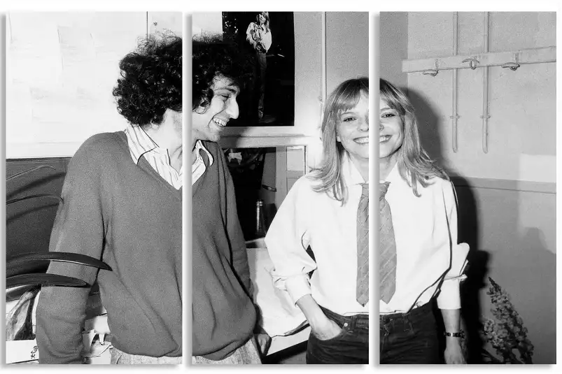 Michel Berger et France Gall en 1978 - photos noir et blanc célébrités