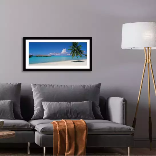 Moana Beach Tahiti - tableau paysage mer