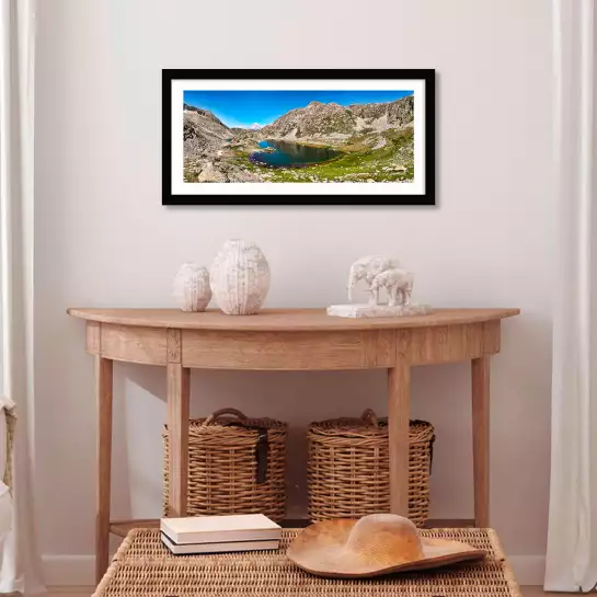 Photo panoramique le Massif du Néouvielle - poster montagne