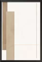 Simple beige - tableau géométrique