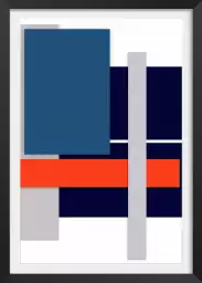 Inspi Mondrian - tableau géométrique