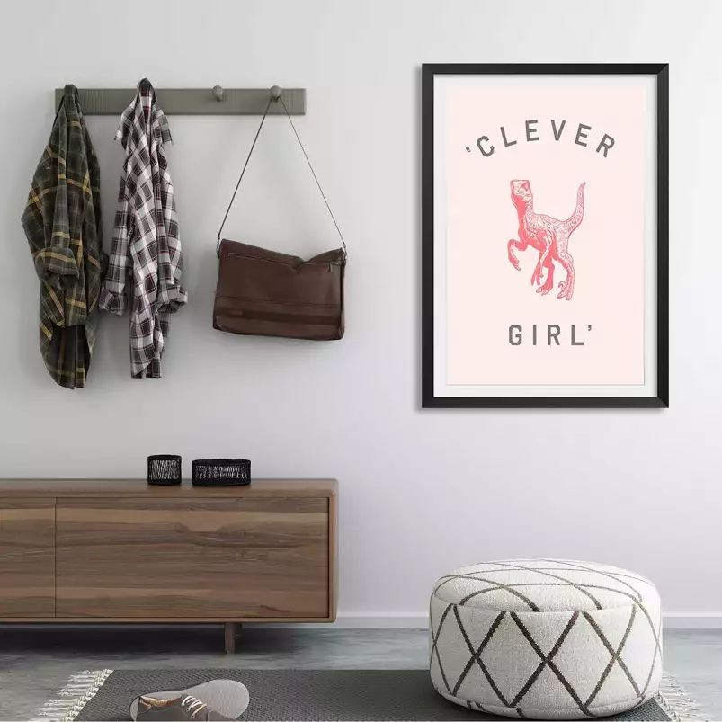 Clever girl - poster d'art
