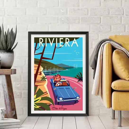 Riviera - poster cote d'azur