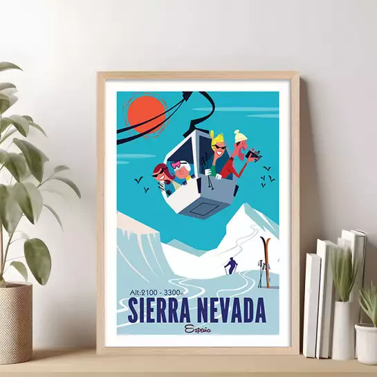 Sierra Nevada - tableau montagne