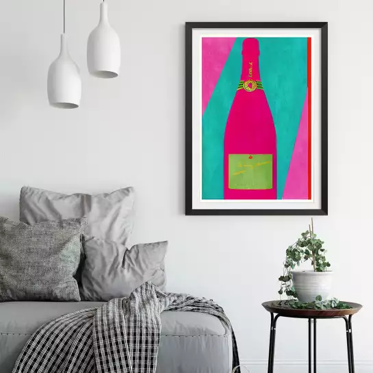 Pink Champagne - affiche boisson