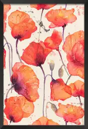 Rosy - tableau de coquelicot