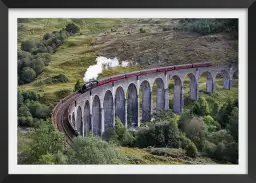 Train de montagne - tableau paysage