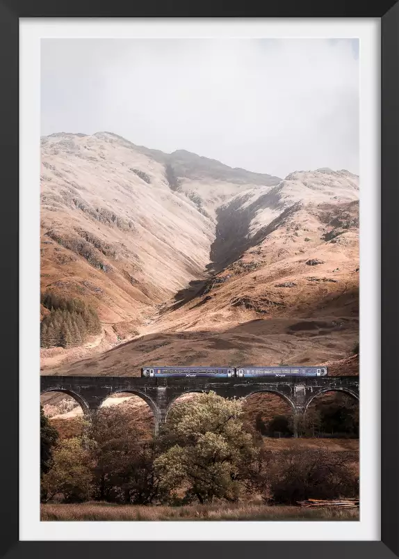 Viaduc en Ecosse - tableau paysage nature