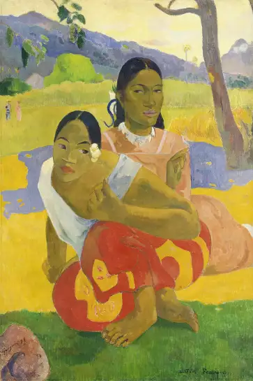 Nafea Faa de Paul Gauguin - affiche de tableau celebre