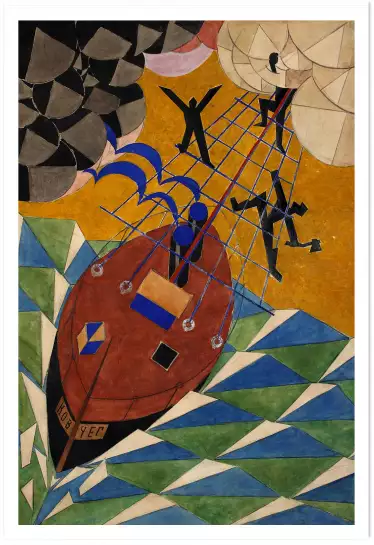 L'arche par Wladimir Majakowski - tableau bateau