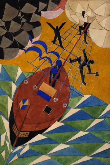 L'arche par Wladimir Majakowski - tableau bateau