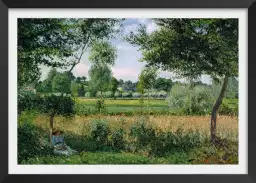 Lumière du matin à Eragny de Camille Pissaro - tableau celebre