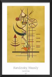 Curved tips par Wassily Kandinsky - tableau celebre