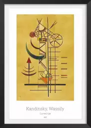 Curved tips par Wassily Kandinsky - tableau celebre