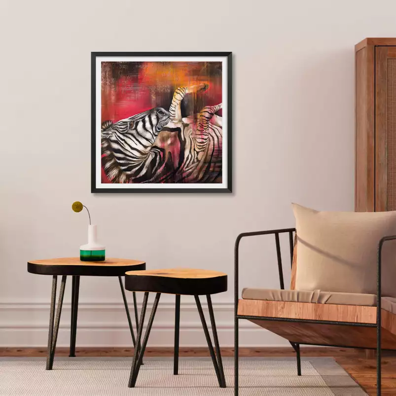 Zebre patte en l'air - portrait animaux
