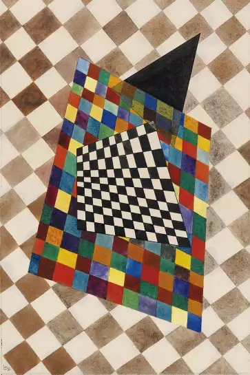 Squared par Wassily Kandinsky - tableau celebre