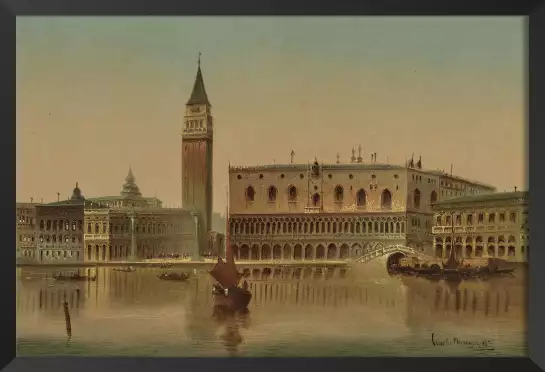 Vue du Palais des Doges et de la Piazzetta - tableau de venise