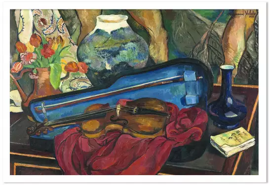 La boite à violon de Suzanne Valadon - tableau celebre