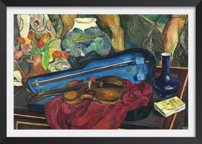 La boite à violon de Suzanne Valadon - tableau celebre