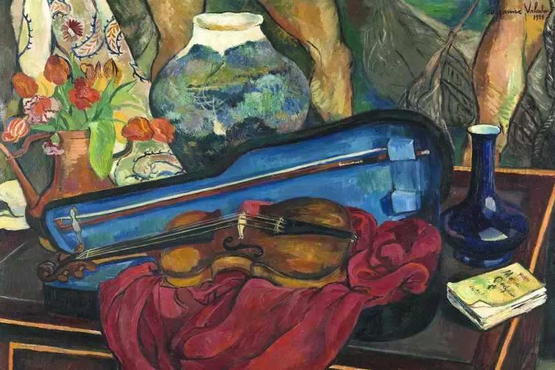 La boite à violon de Suzanne Valadon - tableau celebre