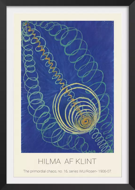 Primordial chaos d'Hilma af klint - tableau celebre