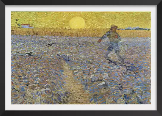 Le semeur de Van Gogh - peintures paysages