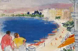 La baie de Rapallo de János Vaszary - tableau celebre