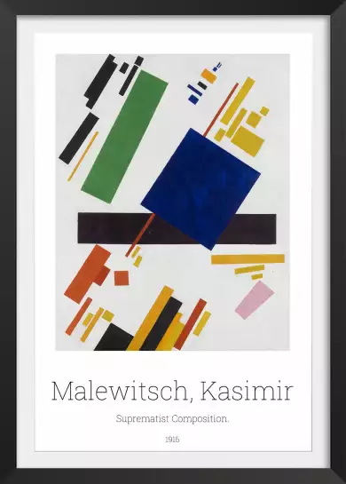 Suprematist par Kasimir Malewitsch - tableau celebre