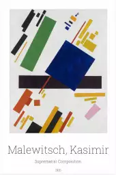 Suprematist par Kasimir Malewitsch - tableau celebre