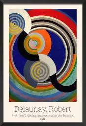 Rythme2 par Robert Delaunay - tableau celebre