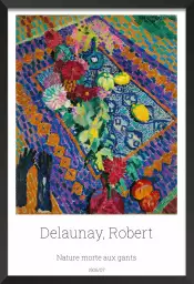 Nature morte aux gants par Robert Delaunay - tableau celebre