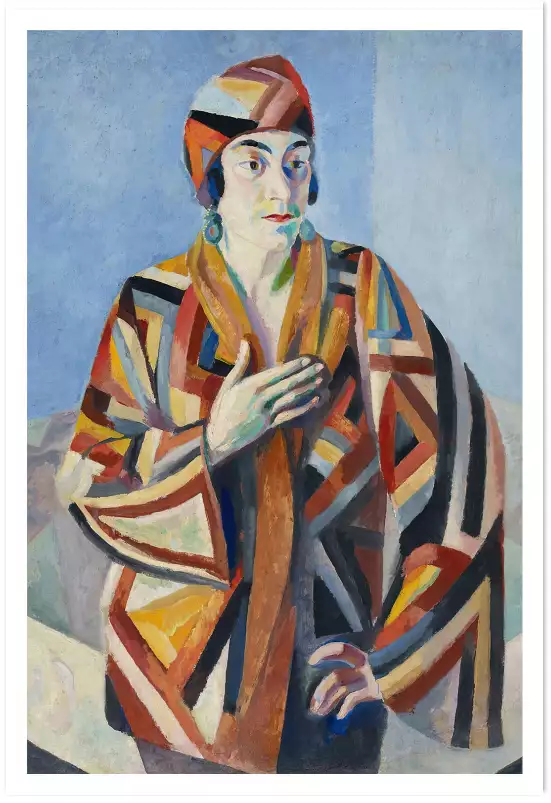 Portrait de Madame Mandel par Robert Delaunay - tableau celebre
