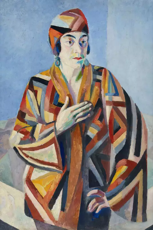 Portrait de Madame Mandel par Robert Delaunay - tableau celebre