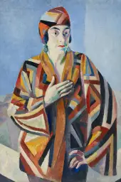 Portrait de Madame Mandel par Robert Delaunay - tableau celebre