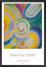 Disques colorés par Robert Delaunay - tableau celebre