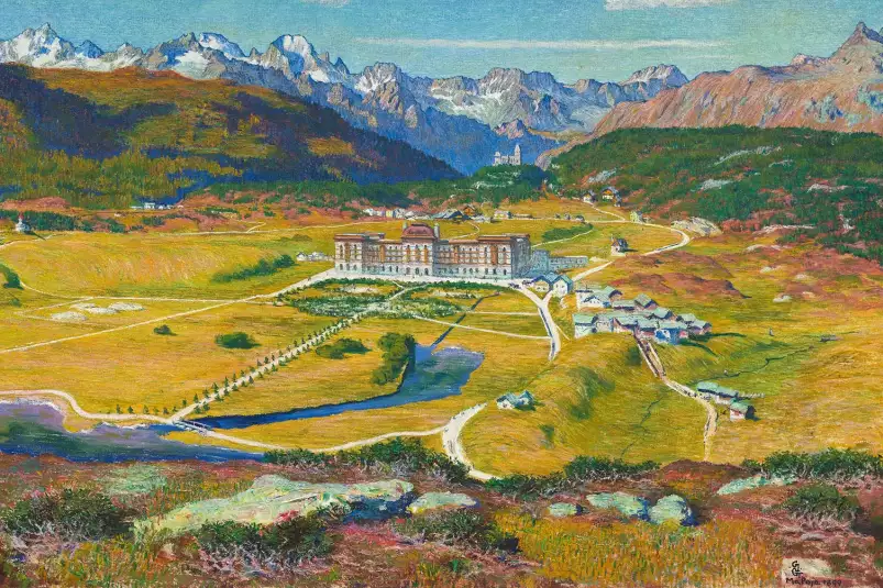 Maloja de Giovanni Giacometti - paysage peinture