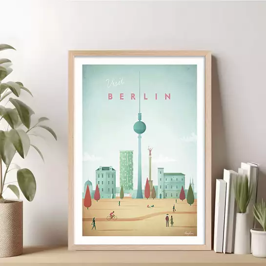 Berlin vintage - poster architecture