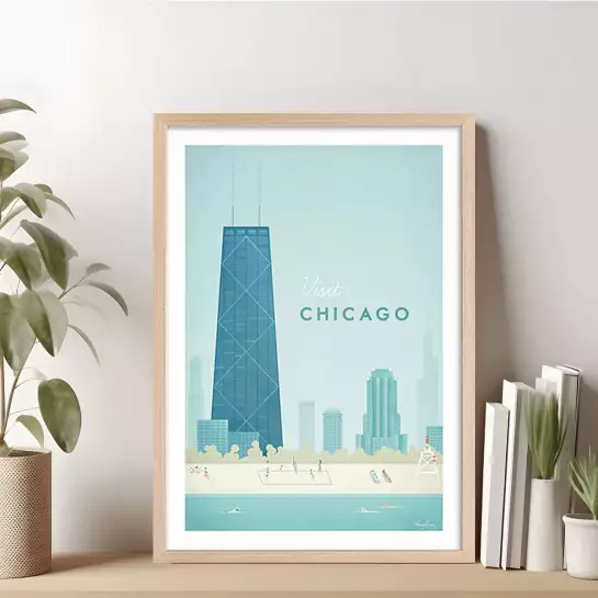 Chicago vintage - poster architecture